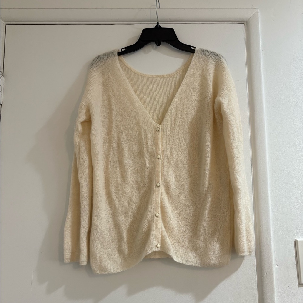 Sezane Ecru Barry Jumper small